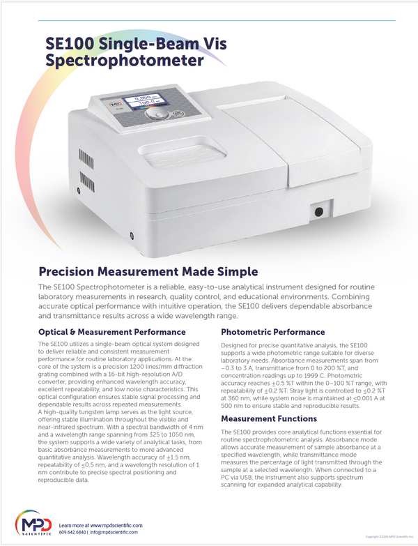 SE100 Brochure