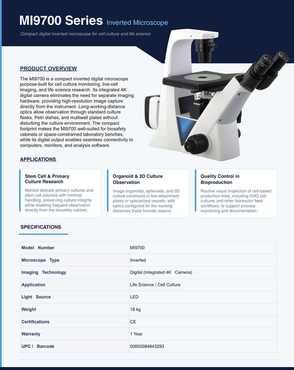 MI9700 Brochure
