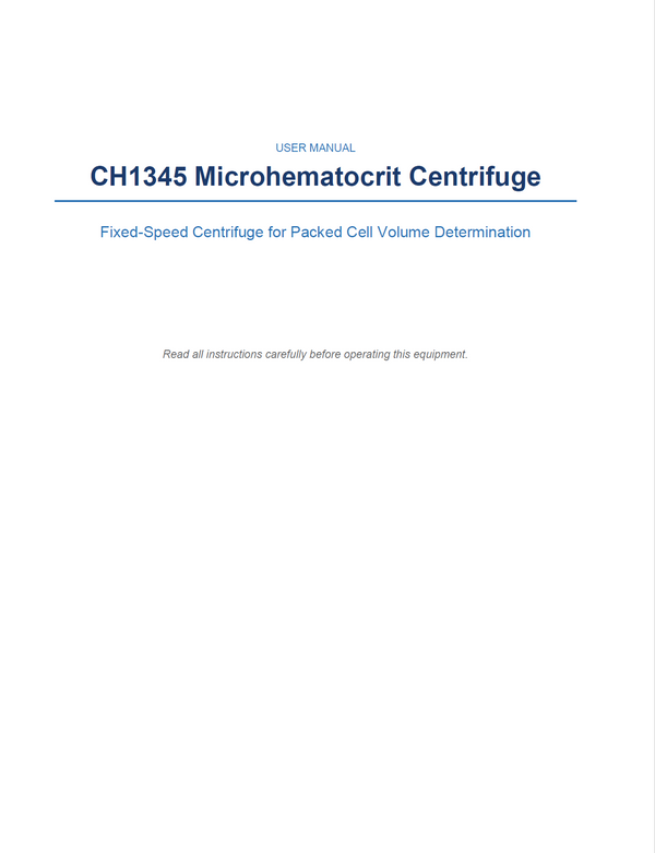 CM1345 Manual