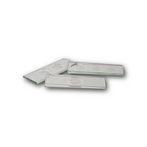 Concavity Slides, Glass, Thick, 2 Concavities, Pk/12