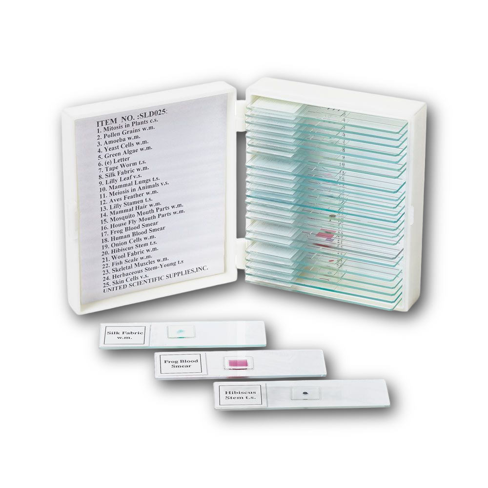 Basic Prepared Slide Set, 25 Slides